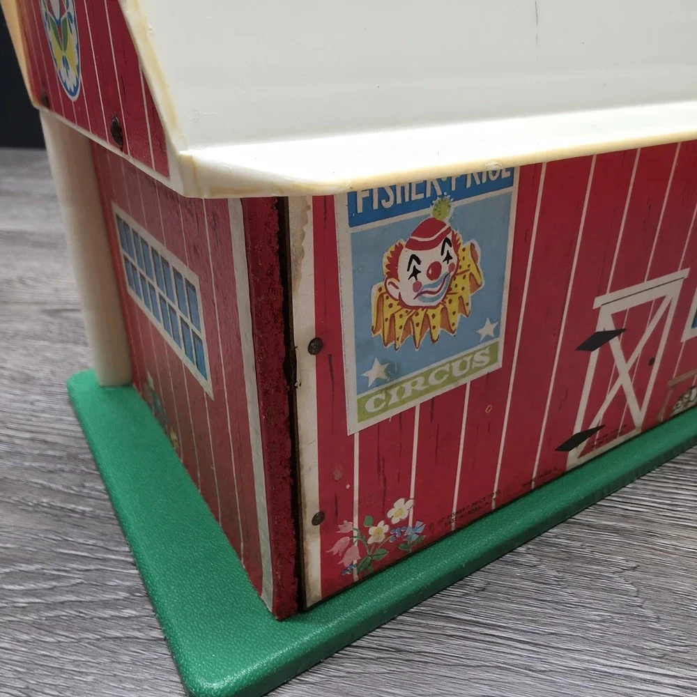 Vintage 1960's FISHER PRICE Play Family Farm - Barn Only